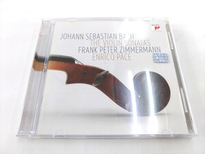 CD 2枚組 / JOHANN SEBASTIAN BACH : THE VIOLIN SONATAS / ZIMMERMANN・PACE /【H451】/ 中古