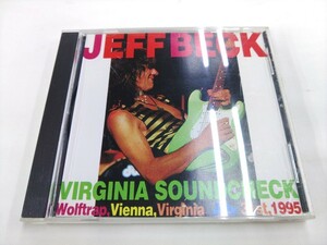 CD / VIRGINIA SOUNDCHECK / JEFF BECK /【D1】/ 中古