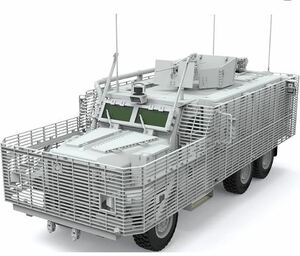 (未組立プラモデル）モンモデル 1/35 イギリス軍 6x6 防護警備車両(PPV) マスティフ2 MASTIFF2 MSS012
