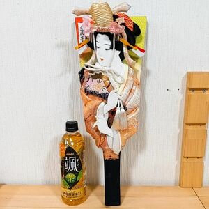 羽子板 道成寺 押絵 ピンク 伝統工芸品 正月飾り お正月 手描き 新品未使用3