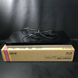 ●NSD ジャンク SONY ソニー BDZ-ZW 500 ブルーレイ DVDレコーダー 内臓HDD 500GB 通電確認のみ