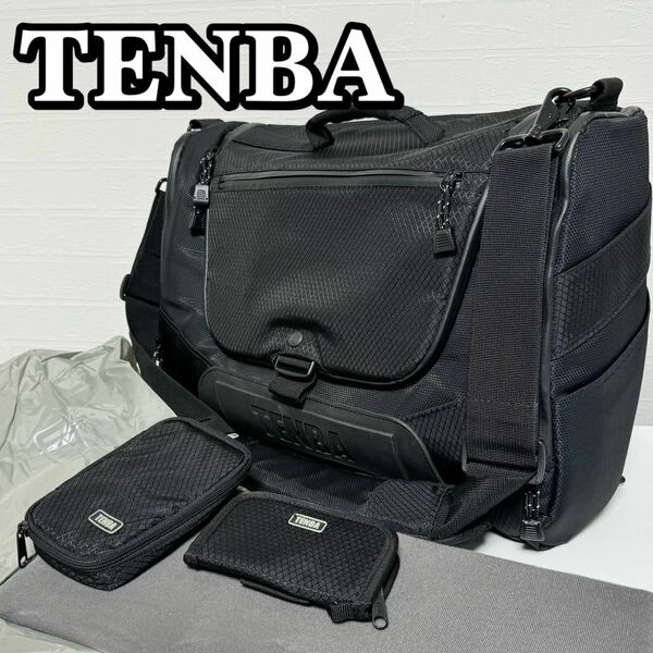 【貴重】TENBA テンバ シュートアウト フォト/ノートパソコンキャリアー カメラバッグ Shootout Photo/Laptop Courier ブラック 黒
