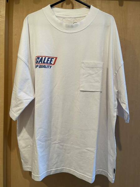 CALEE SHELTECH Tシャツ L 白