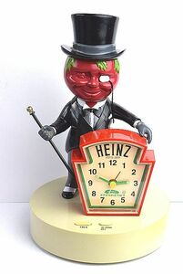 レア！ 1980’s HEINZ ハインツ ケチャップ ビンテージ 時計 香港製 検 アドバタイジング ファストフード バーガーキング USA マクドナルド