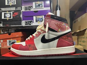 Spider Man Nike Air Jordan 1 High OG SP 29cm スパイダーマン