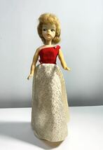 当時物 アイデアル社 タミーちゃん 日本製赤白ドレス専用台座付きコレクターズ着せ替え人形/161 コレクションIDEAL ビンテージ 昭和レトロ _画像1