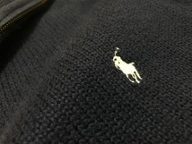 ラルフローレン ハーフジップ セーター 150 ポニー Polo by Ralph Lauren 紺ネイビー *4_画像4