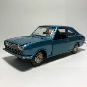 ダイヤペット カペラ ロータリークーペ 青 1/40 D-219 ヨネザワ 日本製（ルース品）MAZDA Capella S122A 昭和46年発売 当時物