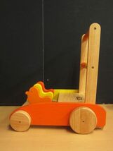 ニチガンオリジナル 手押し車 BABY WALKER PiPi BB25 木製 ベビーウォーカー 【e】_画像4