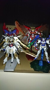 HG1/144ガンダムダブルオーダイバーアーク 神バーニング ムーンガンダム ガンダムシュバルツリッター完成品 ガンダム完成品 ジャック扱い。