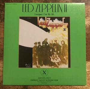 究極轟音初回RLカッティング版Led Zeppelin レッドツェッペリン ■ Led Zeppelin Ⅱ: Lacquer Cut Br RL (1CD) Empress Valley Supreme Dis