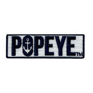 POPEYE ポパイ ロゴ ワッペン アメリカン雑貨 かわいい アイコン おしゃれ ロゴ マーク