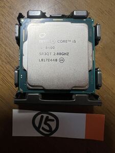 【保証有り】CPU Intel Core i5-8400 2.8GHz PCパーツ インテル SR3QT i5 【送料無料】15