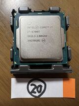 【保証有り】CPU Intel Core i7-6700T 2.8GHz PCパーツ インテル SR2L3 i7 【送料無料】20_画像1