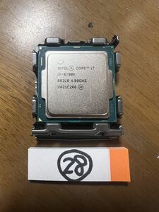 【保証有り】CPU Intel Core i7-6700K 4.0GHz PCパーツ インテル SR2L0 i7 【送料無料】28