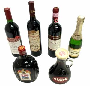 【未開栓】ワインおまとめ６本　CHIANTI CLASSICO/Shateau Fabre Berthomieu/PIROSMANI/アカダマパンチ/APPLEWINE／スパークリングワイン
