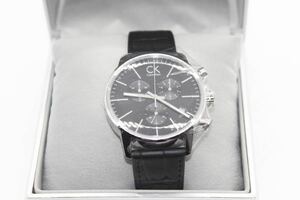 Calvin Klein カルバンクライン CK クォーツ 腕時計 クロノグラフ 新品　未使用　稼働中　スイス製