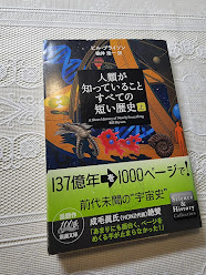 人類が知っているこのすべての短い歴史　上　ビル・ブライアン　宇宙学/地質学/物理学/化学