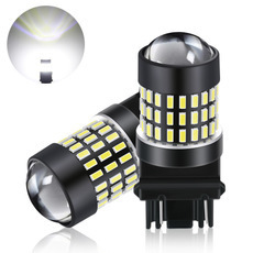 T25ダブル LED電球 LEDライト ホワイト 2個セット テールライト ブレーキランプ LED 12V～24V用 LEDランプ（3157）