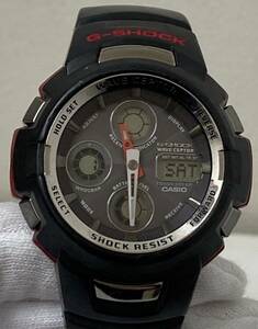 ☆F105■CASIO カシオ G-SHOCK Gショック The G ソーラー 電波時計 GW-1100J アナデジ メンズ腕時計