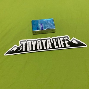 TOYOTA LIFE★Mountain Large★ ステッカー USDM トヨタライフ タコマ タンドラ ランクル FJクルーザー プラド rav4 ライズ ヤリスクロス