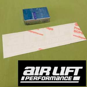 ラスト　大　 Air Lift Performance 　抜きステッカー　白　USDM　エアリフトパフォーマンス　エアサス