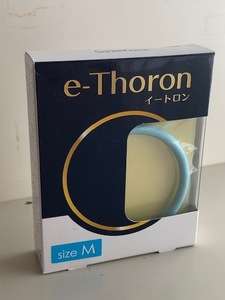 未開封　e-Thoron（イートロン）トロン発生ブレスレット Ｍサイズ・ブルー（サンテクレアール社製）