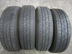 ブリヂストン　ネクストリー　155/65R14 75S　中古４本セット　155 65 14　ワゴンR　N-BOX　タント等