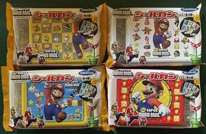 [ новый товар нераспечатанный ]NEW Super Mario Brothers наклейка can .... Takara Tommy /TAKARATOMY все 4 вид 