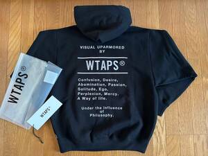 23AW　Lサイズ　サイズ03　ブラック　OBJ 06 / HOODY / COTTON. CONTAINING　(232ATDT-CSM27)　ダブルタップス　WTAPS　