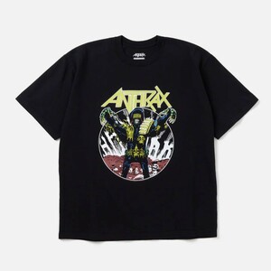 23AW　XLサイズ 　ブラック　NH X ANTHRAX . TEE SS-1　ネイバーフッド　NEIGHBORHOOD　232PCNH-ST01S