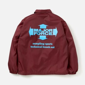 2023秋冬　新作　Mサイズ 　バーガンディー　NH X MAJOR FORCE . WINDBREAKER JACKET 　ネイバーフッド　NEIGHBORHOOD　(232TSMFN-JKM01S)