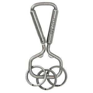 送料無料 新品 HUF Bottle Opner Carabiner ボトルオープナー カラビナ Silver シルバー 栓抜き キーリング キーホルダー ハフ AC80125