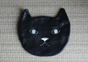 Bonpoint leather pouch # Bonpoint /../ cat / cat / cat / mountain sheep leather 