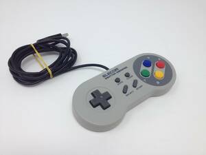 エレコム 8ボタン ゲームパッド JC-U3808T スーパーファミコン風 レトロ調有線ゲームパッド　( 8 BUTTON GAMEPAD ELECOM コントローラ )