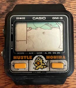 1000円スタート ジャンク デジタル 腕時計 CASIO カシオ アンティーク ゲームウォッチ479 GM-5 HUSTLE MONIRA 1984年 当時物 現状販売