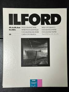 イルフォード バライタ 小全紙 50枚 クールトーン Ilford Multigrade FB Cooltone Variable Contrast Paper (16 x 20", 50 Sheets)