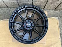 新品！ XXR 527 15x8.25+0 4穴 PCD100/114.3 CB73.1 Flat Black コンケーブ 逆ソリ Concave USDM_画像2