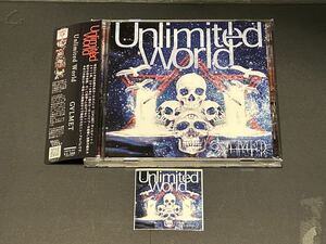 【国内盤CD】 G∀LMET／UNLIMITED WORLD ギャルメットGALMETガールズデスメタルステッカー付