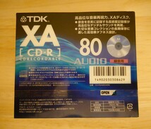 日本製 ハイグレード TDK 音楽用 CD-R XA 80 5枚セット 未使用 未開封品_画像2