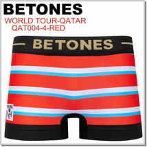 ビトーンズ BETONES シームレスアンダーウエアー WORLD TOUR-QATAR-4-RED メンズボクサーパンツ_画像2