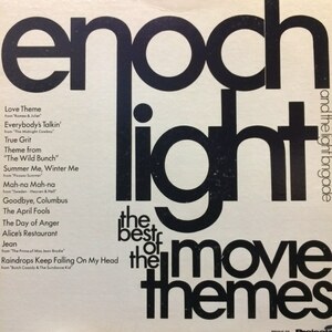 《４チャンネル録音》Enoch Light & The Light Brigade - The Best Of The Movie Themes　映画のテーマ音楽集　二つ折りジャケット