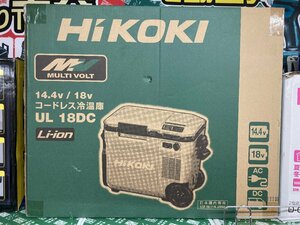 [ не использовался товар ]*HiKOKI( высокий ko-ki) беспроводной холодный температура . песочный бежевый (18L/3 источник питания соответствует ) UL18DC(NMB) корпус только товары долгосрочного хранения ITVTB3Q45YXQ