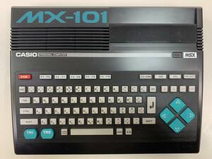240130G MSX カシオ CASIO MX-101 パソコン PC 本体 コンピューター 古い 当時物 ゲーム機 箱あり キーボード ワイヤレス ブラック など