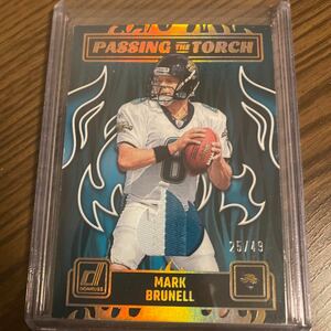 MARK BRUNELL & TREVOR LAWRENCE 2023 NFL panini topps bowman donruss football 49枚限定ダブルパッチカード