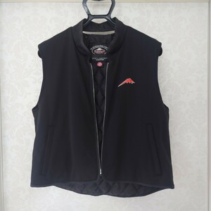 送料込み KUSHITANI クシタニ K-1950 MID INNER VEST L/3W ブラック ミッドインナーベスト バイクウェア 稀なサイズの出品 暖かい 純正