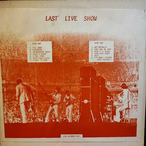 LP The Beatles Last Live Show プライベート盤　名盤です。ザ・ビートルズ