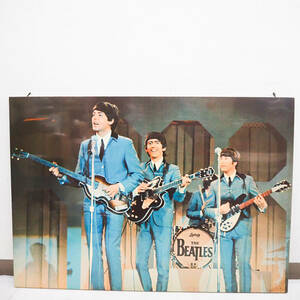 THE BEATLES ビートルズ キャンバスポスター サイズ:約82×57.2cm インテリア 当時物 グッズ コレクション ヴィンテージ K3783