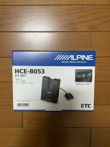 【新品】　アルパイン　ETC 品番HCE-B053