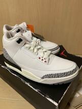 新品未使用　26.5cm US8.5 Nike Air Jordan 3 Retro White Cement Reimagined ナイキ ジョーダン AJ3 セメント DN3707-100 ホワイト 白_画像4